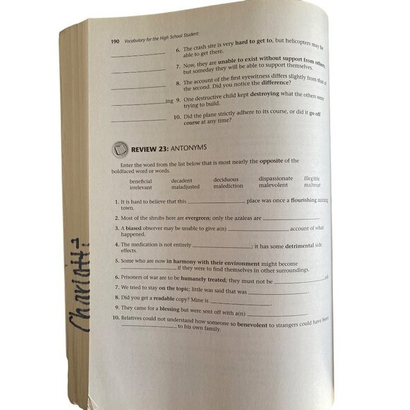 Vocabulary for the High School Student by  Harold‎ Levine - Picture 5 of 5